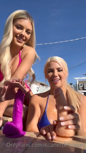 scarlettkissesxo pool dildo joi onlyfans video leaked eydaep 364x647 1