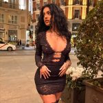 malu trevejo sexy lace mini dress onlyfans set leaked wbfyaz