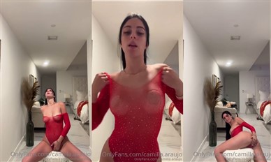 Camilla Araujo Red Mesh Bodysuit Onlyfans PPV Video Leaked 5 camilla araujo red mesh bodysuit onlyfans ppv video leaked