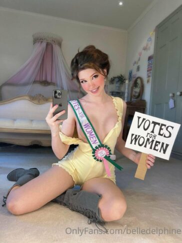 belle delphine votes for women onlyfans set leaked mpayvw