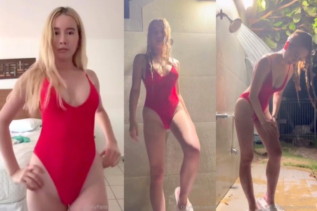 lil tay late night swimsuit showering video leaked 1024x683 1