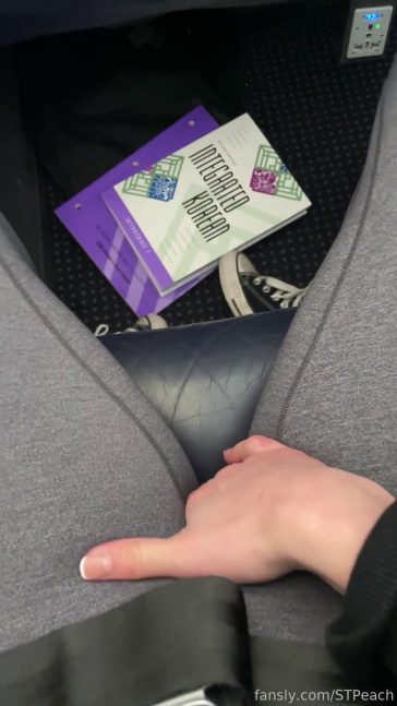 stpeach public airplane pussy masturbation fansly video leaked feadez